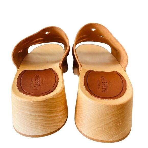 New Never Worn HASBEENS Swedish Lacy Slipper sandals , size EU 38, US size 8. - Picture 6 of 8